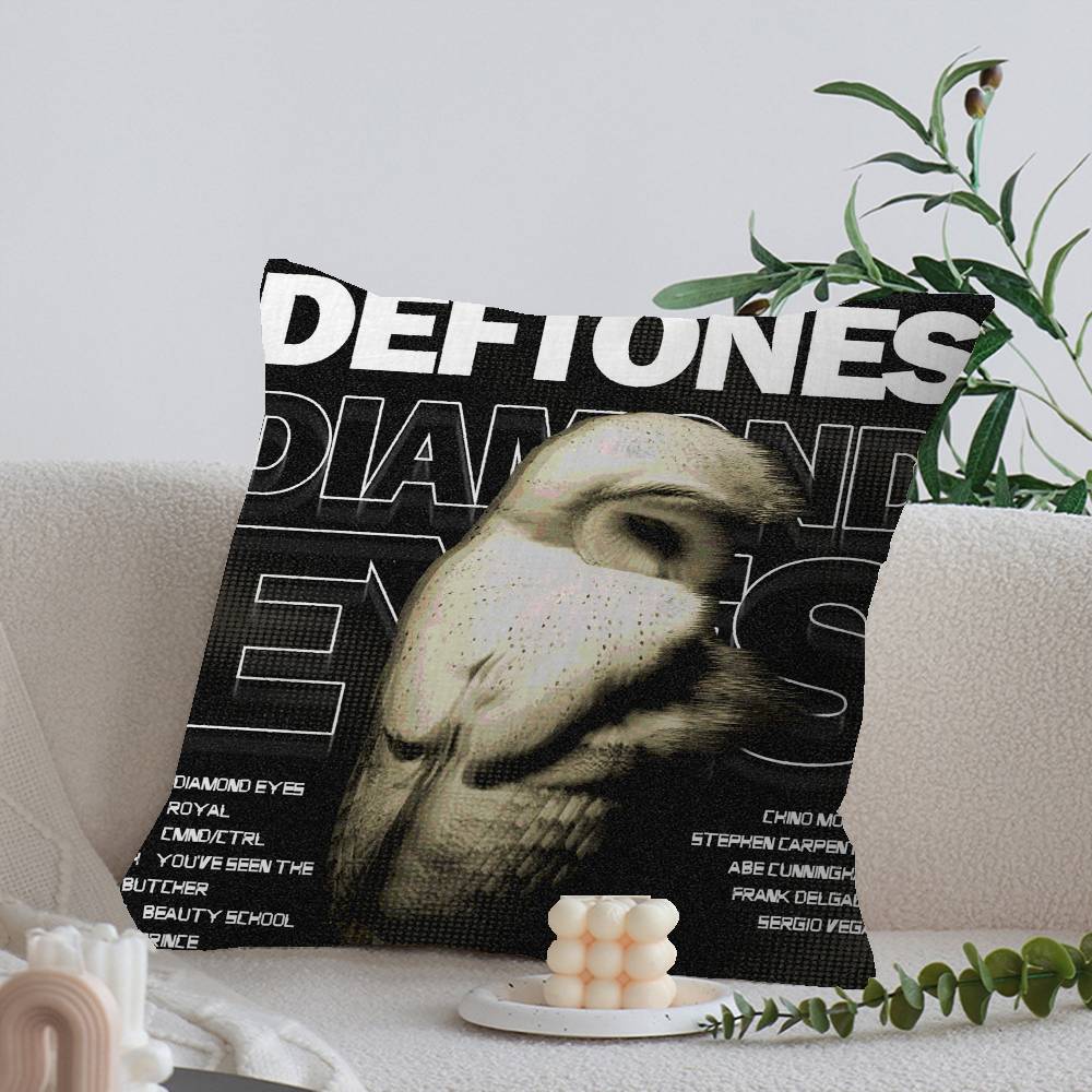 DDeftones Office Cushion Pillowcase Car Cushion CoverXCM Lumbar Pillowcase Sofa Pillowcover