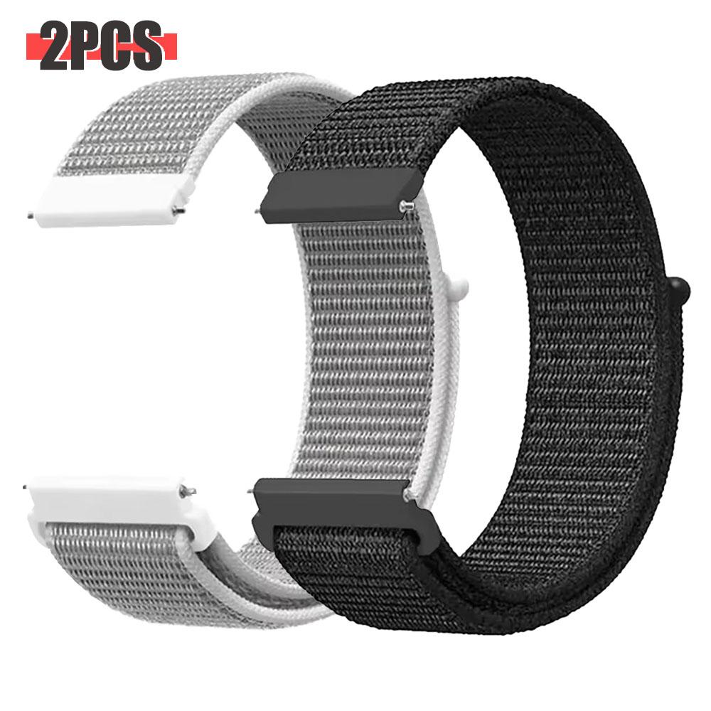 20mm 22mm Nylon-Schlaufenband Für Amazfit GTR 4 3 2/GTS 4 2 mini/Bip 6 Armband Garmin Forerunner 570 265 255 165 Armband Sportarmbänder