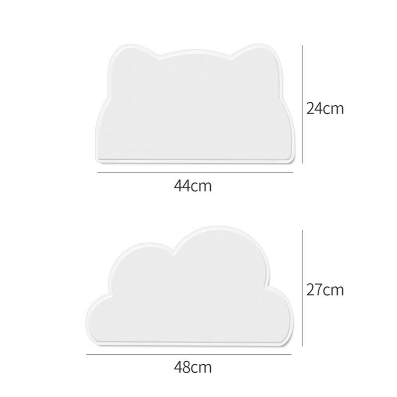 Podložka na krmení pro kočky a psy Protiskluzová Vodotěsná Nepropustná Jídlo Snadno čistitelná Silikonová podložka