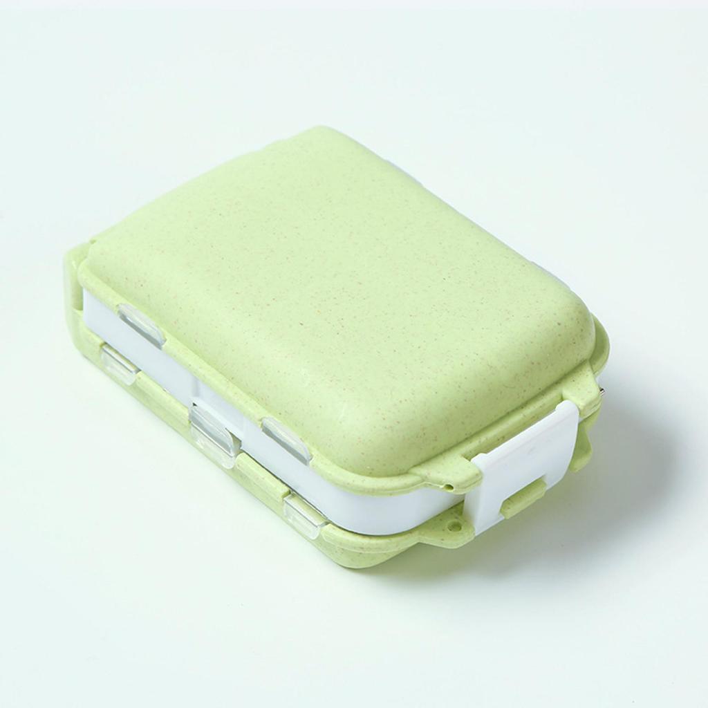 Eco-friendly Folding Mini Pill Box: Moisture & Damp Proof, Compact & Portable Carry-on.