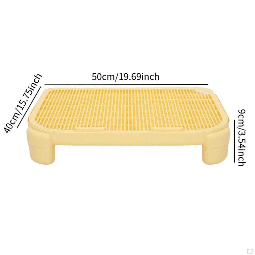 Cat Litter Ramp Portable Double Layered Trapper for Lavatory