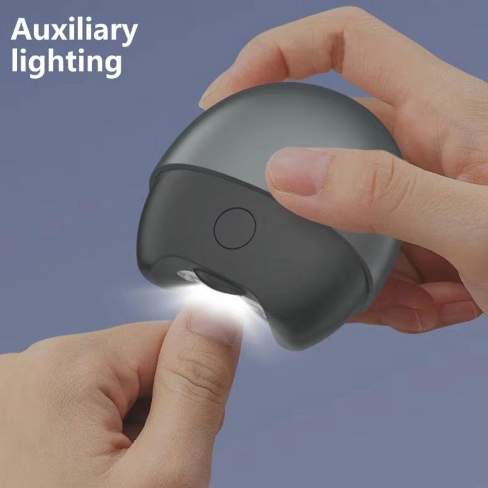 Precise Trimming Electric Nail Clipper Magnetic Cover Nail Grinder File  Adult