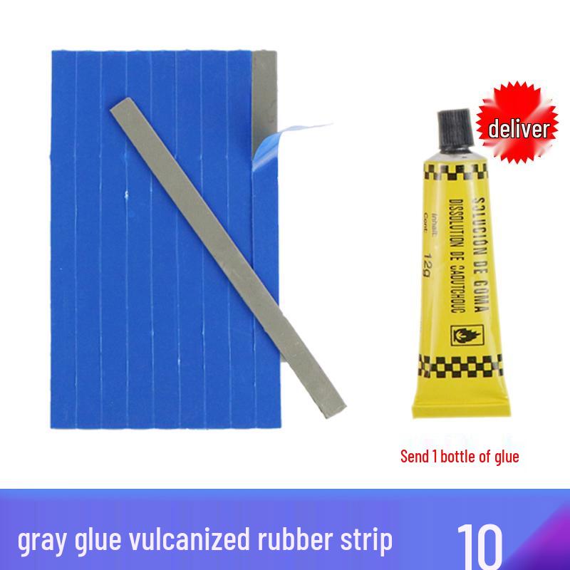 Electric Tire Repair Kit - Tubeless Motorcycle & Car, Vulcanized Rubber Strips