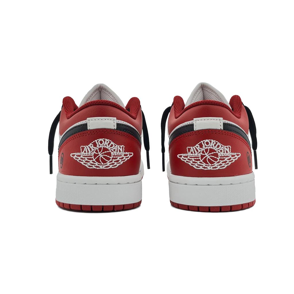 Jordan Air Jordan 1 Prohibited Auction Chicago Abrasion Resistant Low top Vintage Basketball Shoes Unisex 553558-166(Team414-)