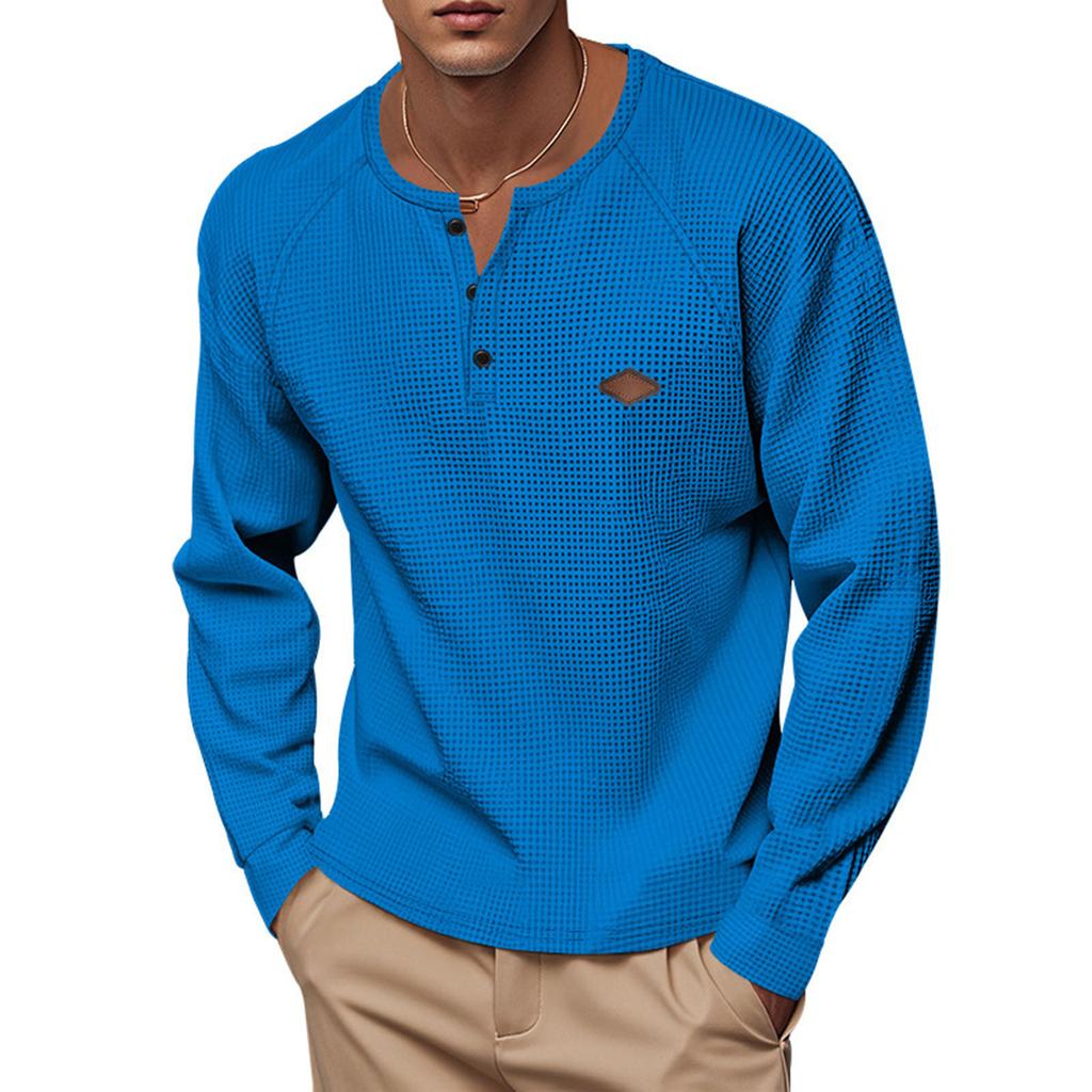Men's  Leisure  American Style  Buckle  Quick To Dry  Shoulder Insertion  Long Sleeves  Upper Garment