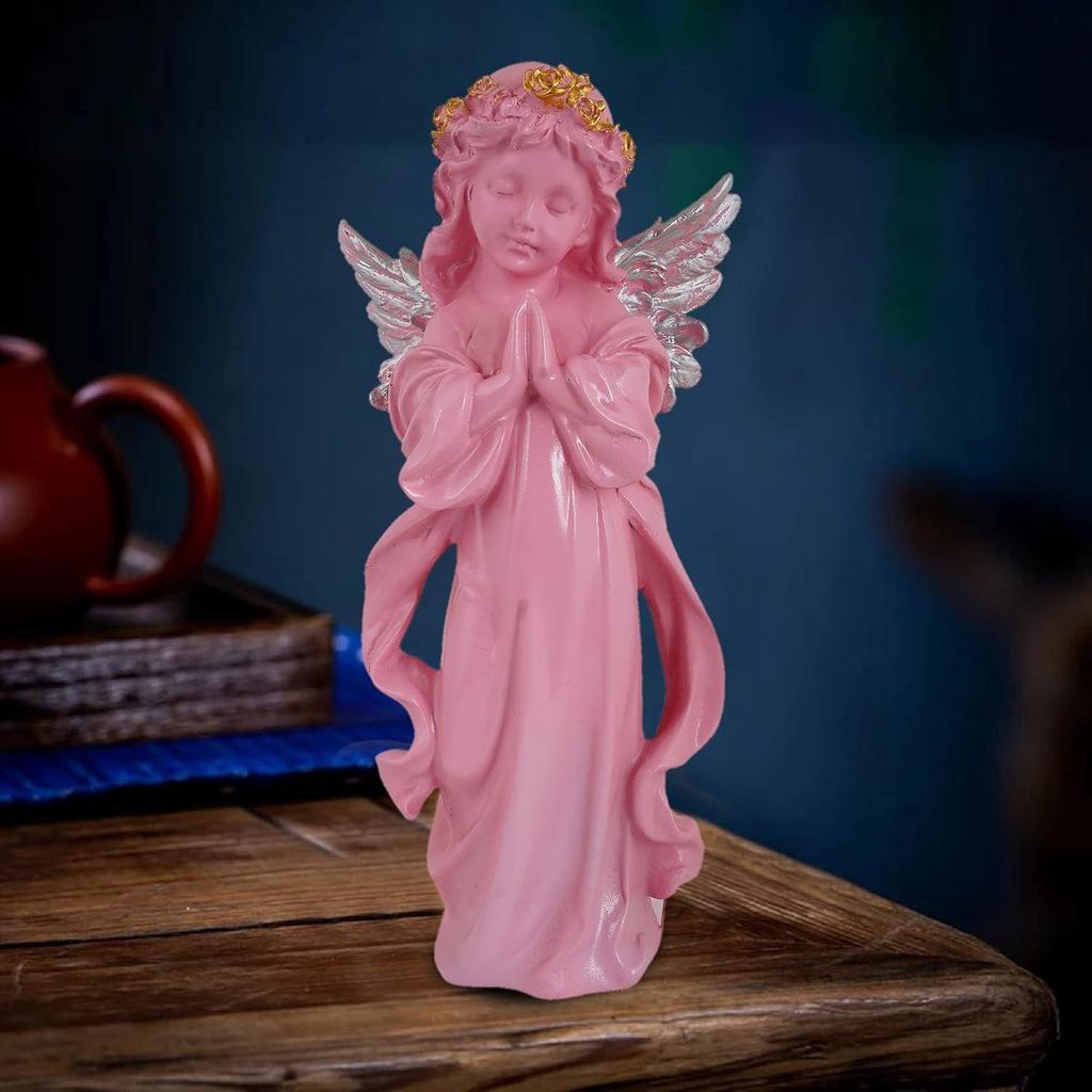 Angel Girl Showpiece for Home Decor Showpiece | Winged Girl Statue for Home Decor Item | Fairy Girl Statue for Home Shelves Decor Showpiece