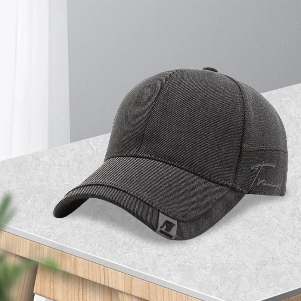 Solid Baseball Caps for Men Outdoor Cotton Cap Bone Gorras CasquetteHomme Men Trucker Hats