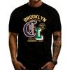 Casual Streetwear Style Men's T-Shirt Brooklyn Athletic League 1986 Hand Crafted Legend Team Graphic Design Summer And Autumn Wear for Friends