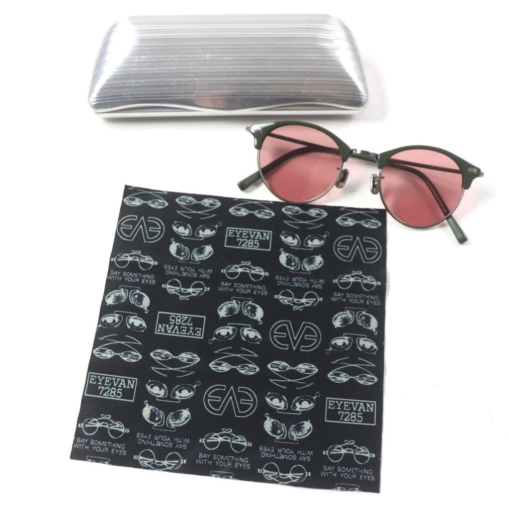 Excellent EYEVAN sunglasses 760 Boston Eyewear green mens 7285 Used