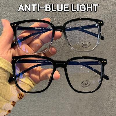 Retro Fashion Myopia Glasses Classic Vintage Anti-Blue Light Eyeglasses Women Men Minus Diopter Eyewear Prescription-1.0 To -6.0