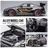 1/32 Scale Nissan GTR R35 Alloy Sports Car Diecast Model Sound & Light Desktop Collection Decorative Gift Boys Display Ornament
