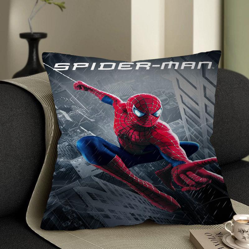Marvel Wall Art Personalized Pillow Cover Kids Bedroom Wild Party Decor Pillowcase Kid Birthday Shower Gift