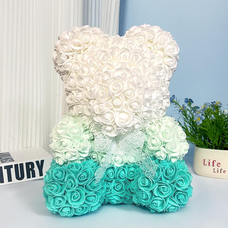 Rose Bear: Preserved Flower Gift for Girlfriend - Perfect for Birthdays, Valentine's, and Proposals