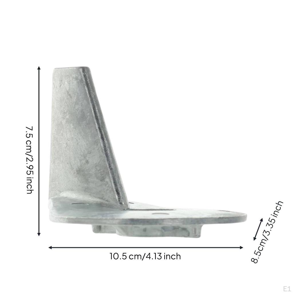 Outboard Engine Anode Silver-Gray Marine Hardware Easy Installation