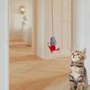 2Pcs Door Mounted Cats Play Toy Mouse Elastic Mouse Toy with Squeaker Door Hanging Plush Teaser Toy for Pet Entertainment