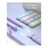 Four Candies 0.5mm Lead Refills, 720 Pencils, 2B, Break-Resistant, 12 Tubes (60 Leads Each), Colorful Lead Cases in 6 Macaron Colors, Fresh &