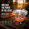 Windproof Electronic Ignition Camping Stove Metal Foldable Burner Portable Gas Stove  Hiking