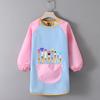 Children's Waterproof Art Smock with Logo - Reversible Apron for Painting and Eating  