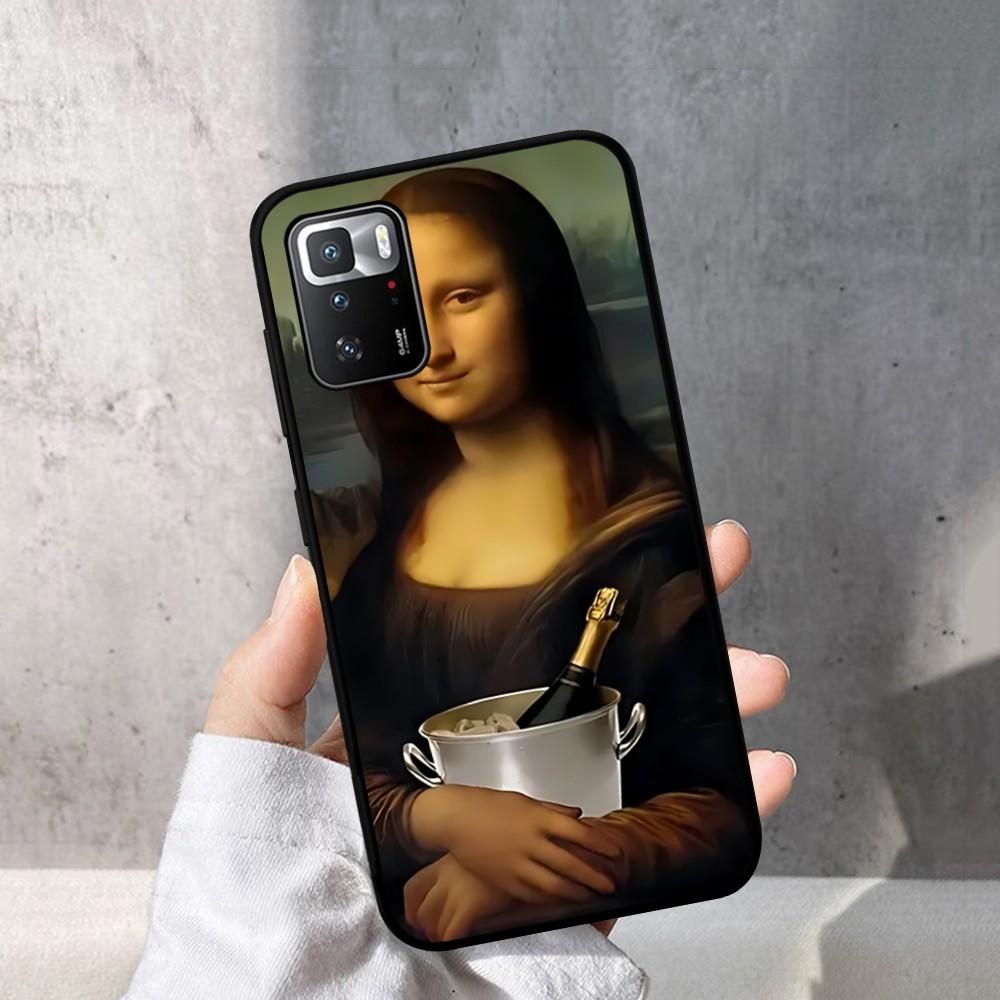 Mona Lisa Phone Case For Redmi Note 4 X 5 A 6 7 8 T 9 9S 10 11 11S 11Epro Poco M3 Pro