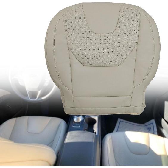 Driver Side Bottom Replacement Leather Seat Cover Black Perforated Compatible with Ford Fusion Titanium 2013 2014 2015 2016 2017 дубильная кора