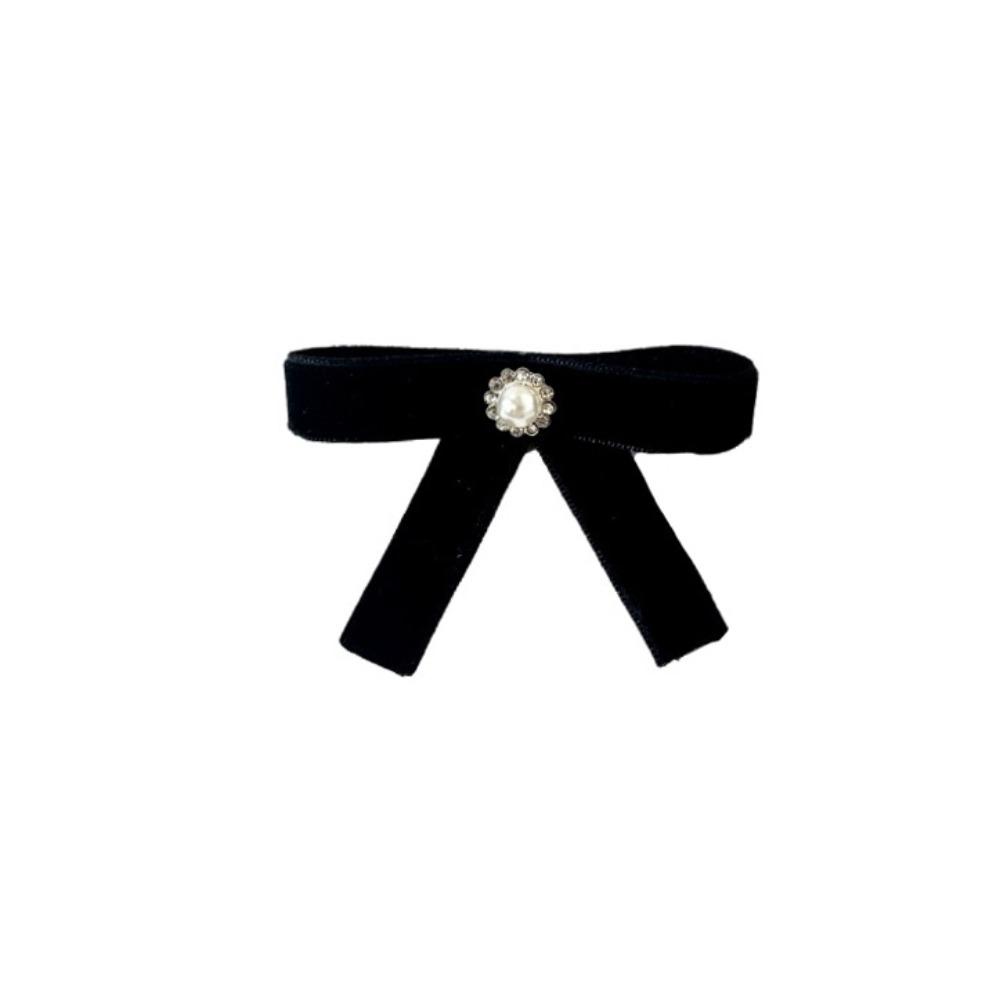 

Awareness Black Ribbon Pin Skin Cancer Funerals Memorial Pin Funeral Ribbon Badge Brooch Women Men Style D Velvet