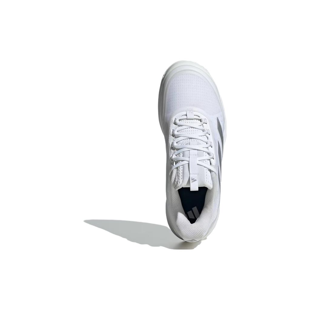 adidas Avacourt 2 Vit Silvermetallic Dam Sneakers Molnvit Grå-En IG3030