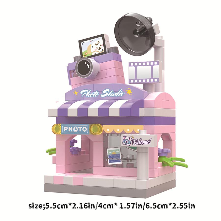 Construction Superior-Grade Assembly-Bricks City-Area First-Class View Scene Superior-Grade Coffee First-Class Shop Premium-Quality Retail