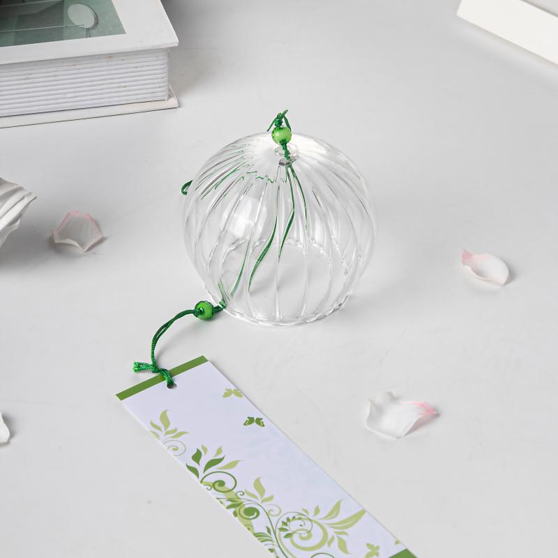 Hand-Painted Glass Wind Chimes for Student DIY Projects and Outdoor Decor