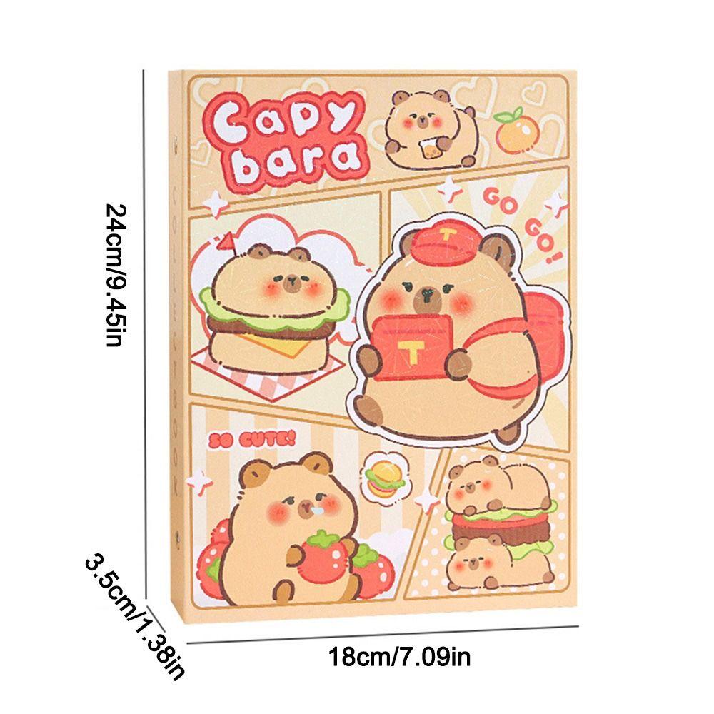3-Inch Capybara Photo Album Cute Postcard Card Album  for Polaroid Photo Picture