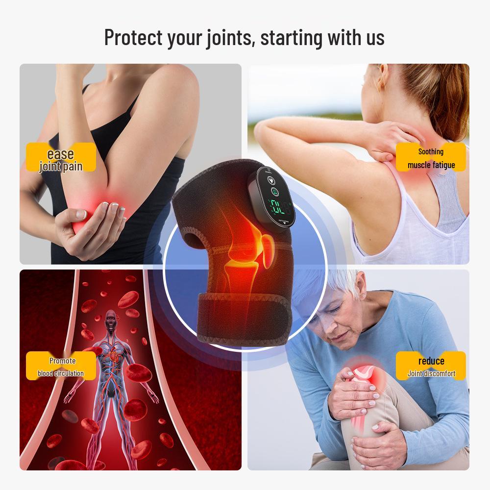 Electric Heating Knee Pads with Timer for Warmth and Pain Relief – Ideal for Knee, Shoulder, and Elbow Therapy