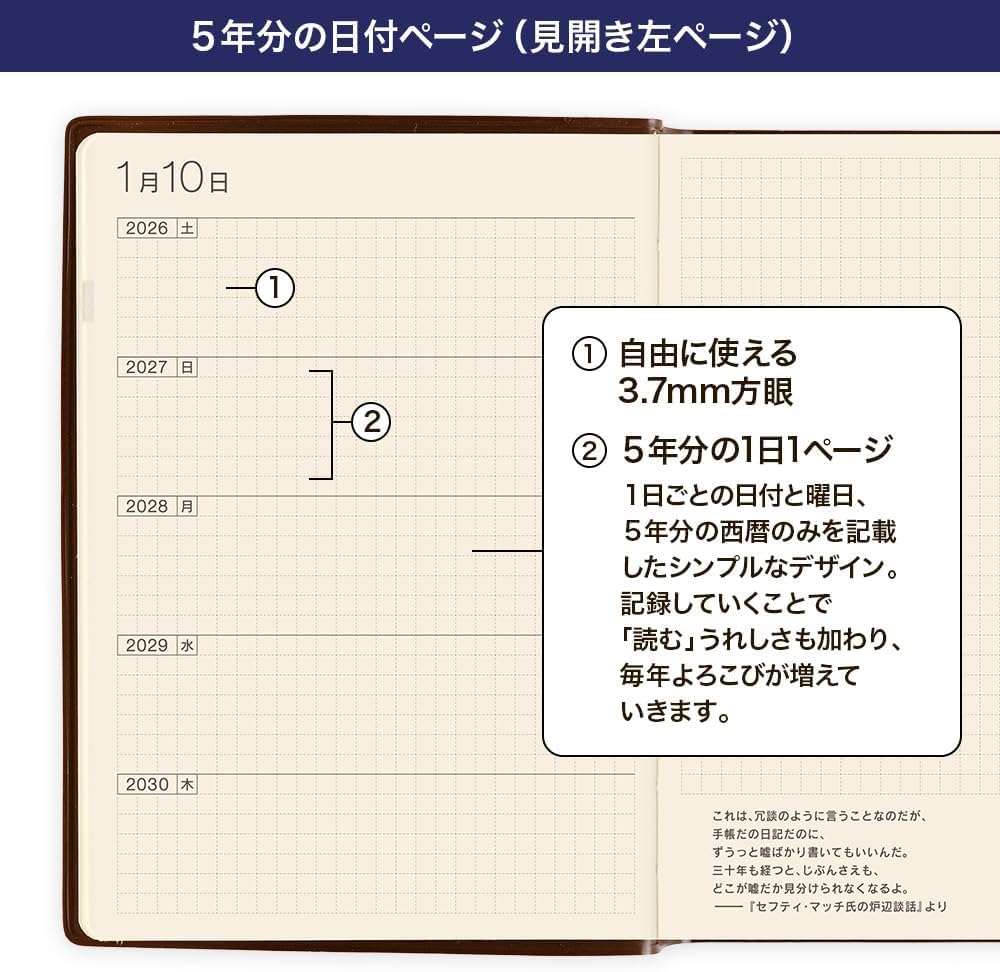 Almost Planner 5-Year (2026-2030) [A6 Size]