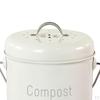 Bucket with Lid Kitchen Tar Carrying Handle Rustproof Easy To Clean