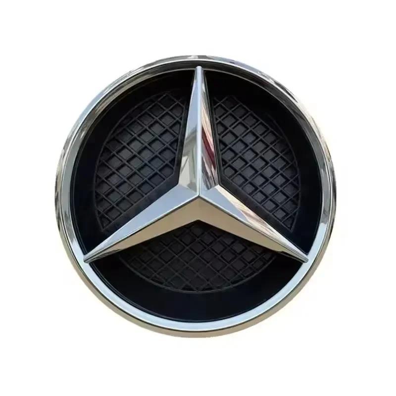 For Mercedes Benz 3D Car Grill Emblem Star Badge Front Grill Logo W204 W205 W213 X253 A B C E S CLA GLB GLC GLE GLS Accessories1 OX4