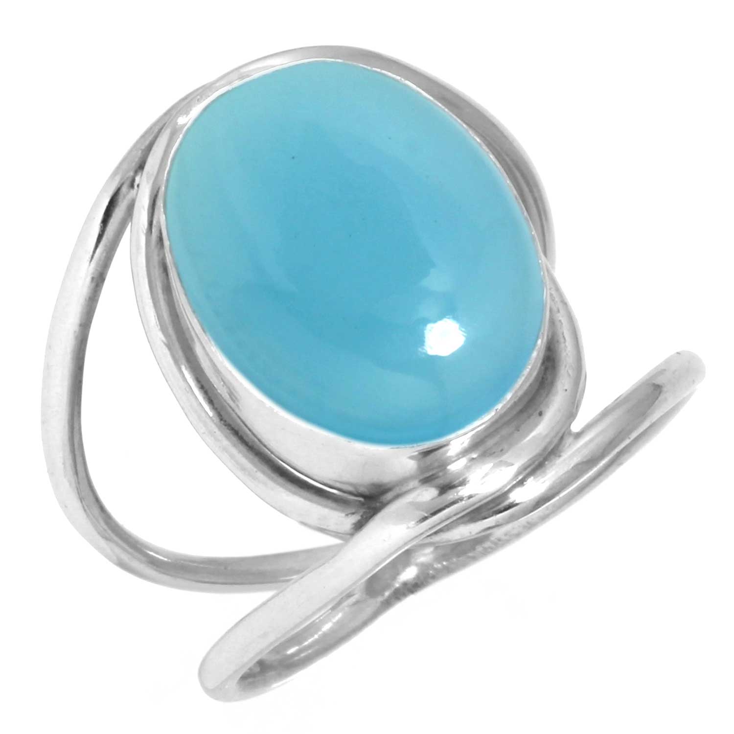 

Кольцо из стерлингового серебра 925 пробы Женское с драгоценным камнем Ручная работа Ювелирные изделия Пасхальный подарок Аквамарин Халцедон Раковина Абалон Голубой Солнечный камень Лабрадорит Пренит Мода 9