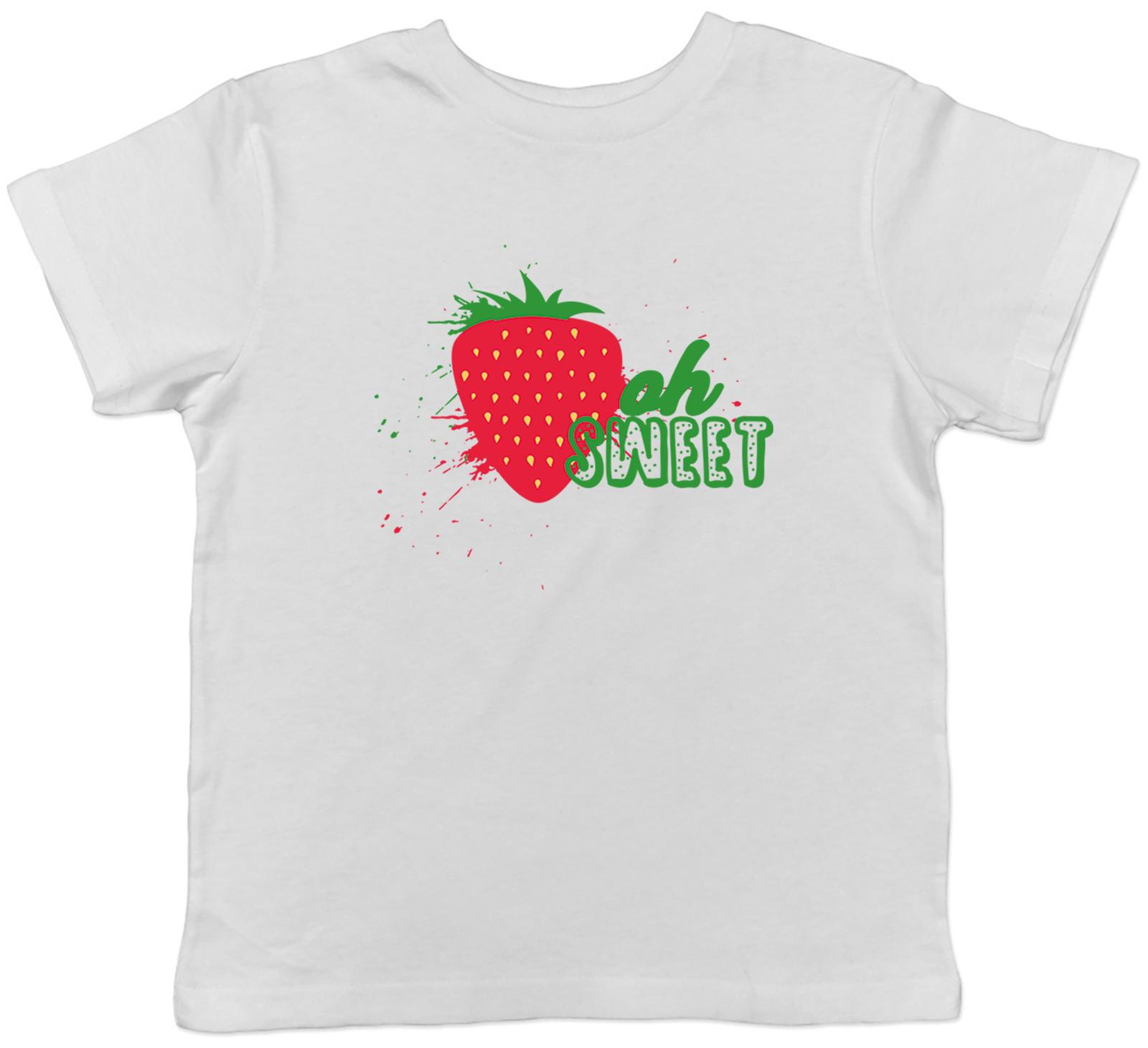 Strawberry Summer Kids T-Shirt Sweet Fruit Farm Picking Childrens Boys Girl Gift 120