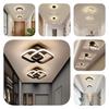 Modern Chandelier Led Ceiling Light Creative Lamp Bedroom Restaurant White Warm