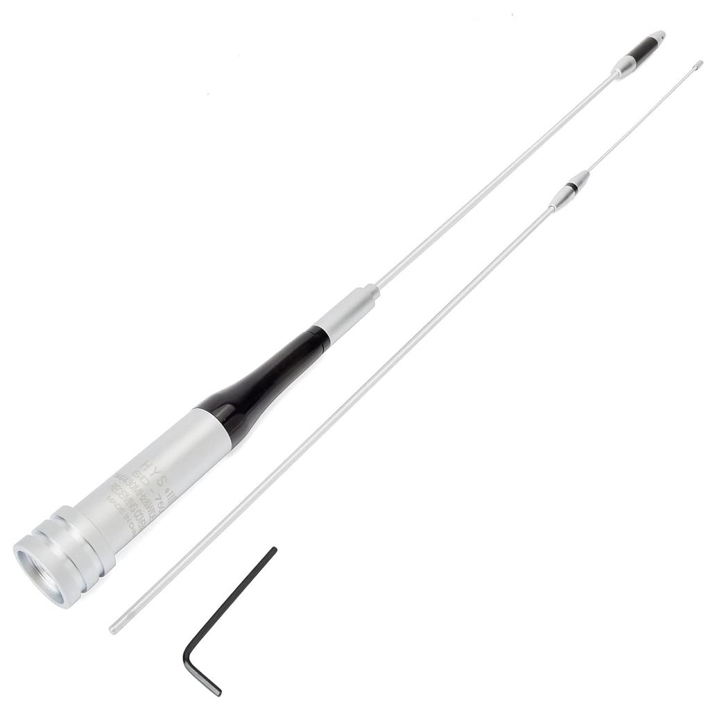 YNIBST 144430MHz Band TransmitReceive & Wideband Receive Mobile Antenna, MP Type, Amateur Radio Antenna, Total Length: 109cm