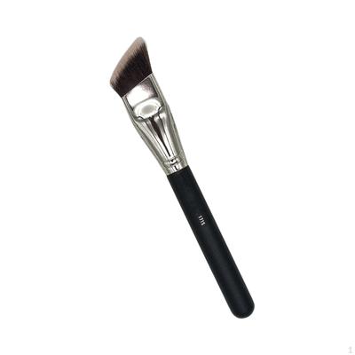 Pennello per Fondotinta Angolato Kabuki, Portatile, Pennelli Cosmetici Correttori per Sfuma