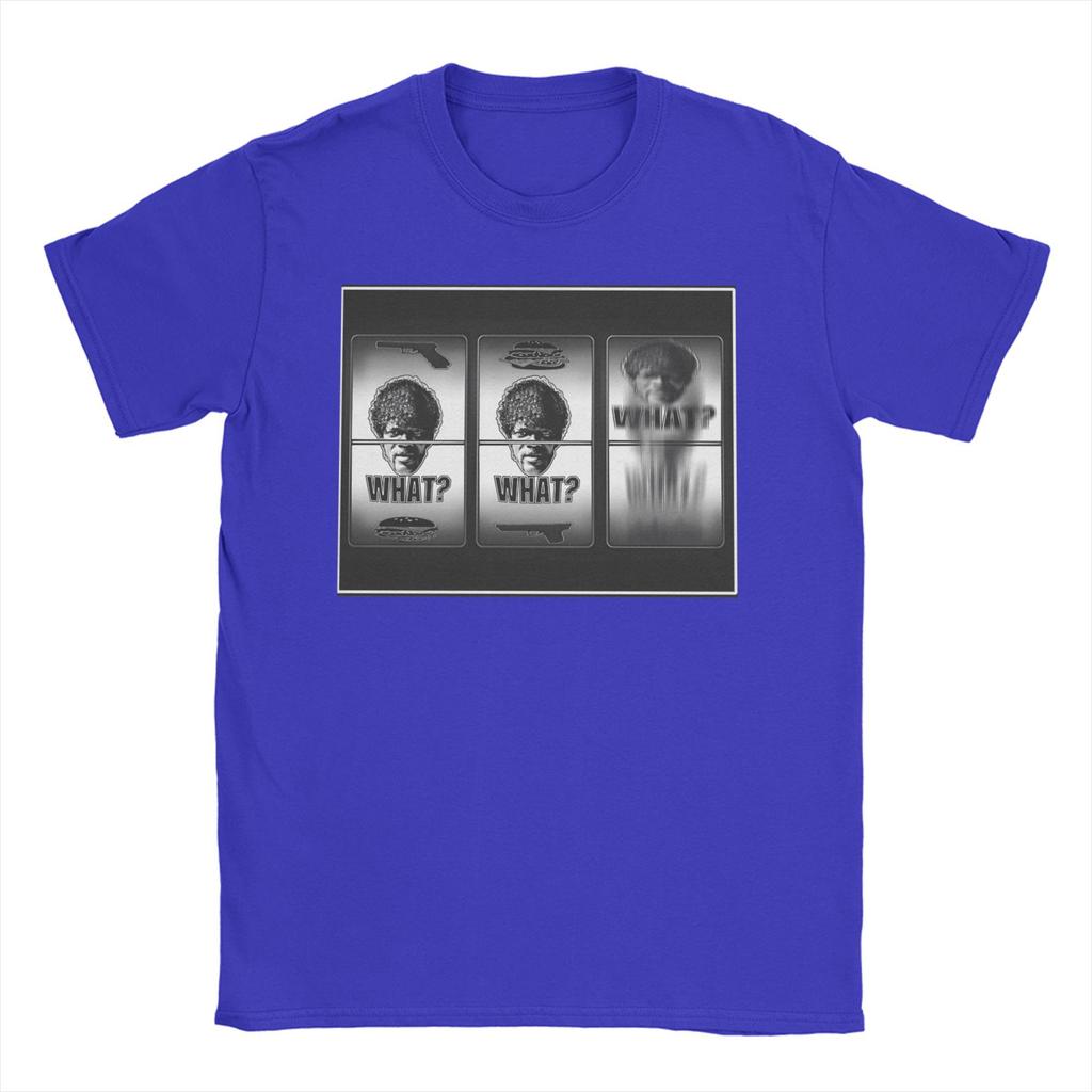 Pulps Fictions Say What T-Shirt für Unisex Baumwolle Vintage T-Shirt Rundhals T-Shirt Kurzarm Kleidung XL XL XL