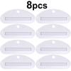 8/1pcs Plastic Toothpaste Squeezers Facial Cleanser Tube Clip Manual Toothpaste Dispenser Bathroom Wall Hanging Squeezed Clips