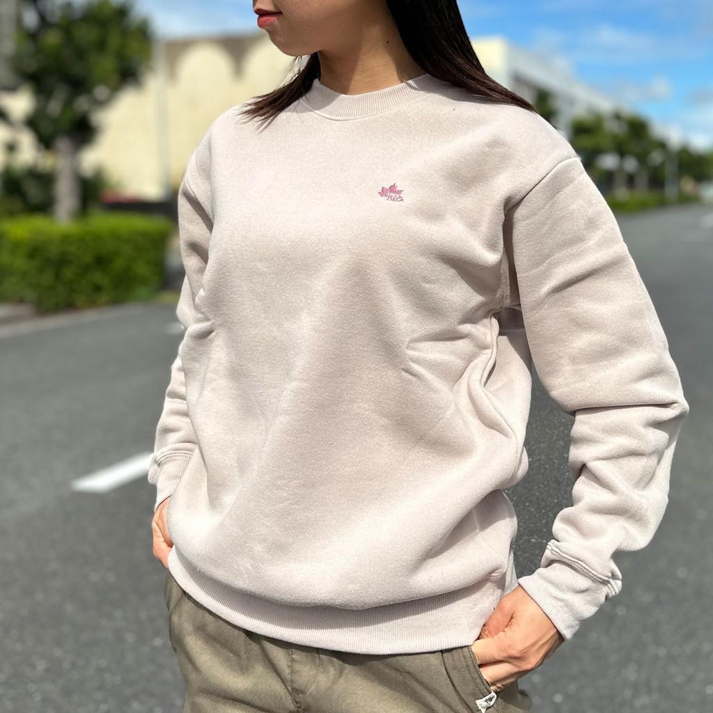Logo Spark Damen Fleecegefüttertes Crew Sweatshirt, Größen M und L (M, 48 Sumikuro)