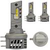 2 Pcs H15 LED Bulbs 12V CANBUS CSP 12000lm Strong White Light Off-Road