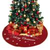 Party Supplies Xmas Layout Cloth/Linen Christmas Carpet Xmas Decor Floor Mat Cover Xmas Tree Skirt
