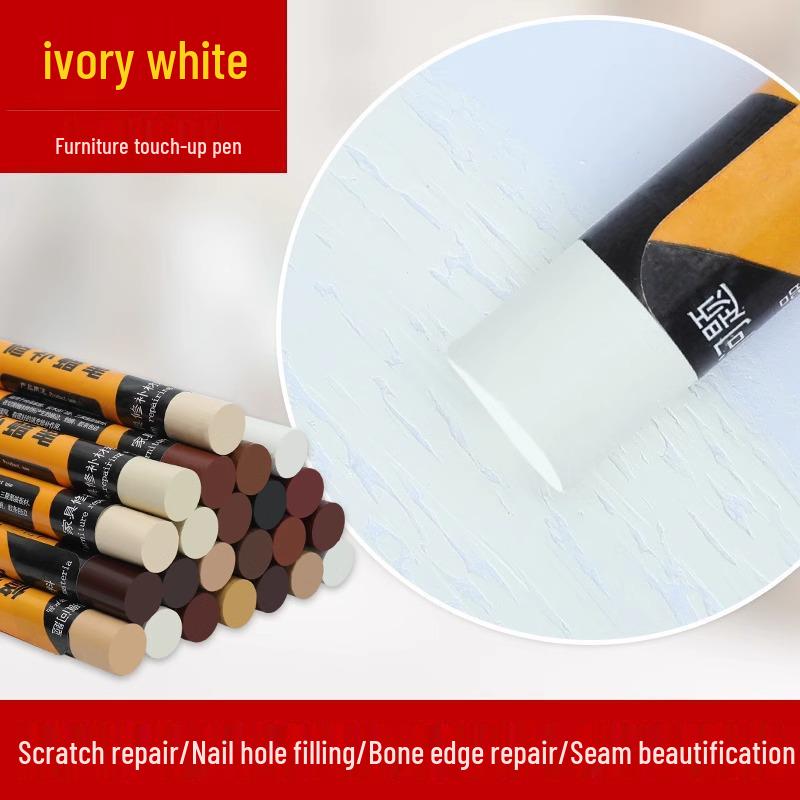 

Комплект для ремонта деревянной мебели: Карандаш для подкраски, Ремонтный карандаш, Заполнитель царапин и Паста для краски