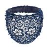 Beaded Headband: Women's Hollow Breathable Lace Wide-Brim Headscarf & Forehead Protector Hair Tie.