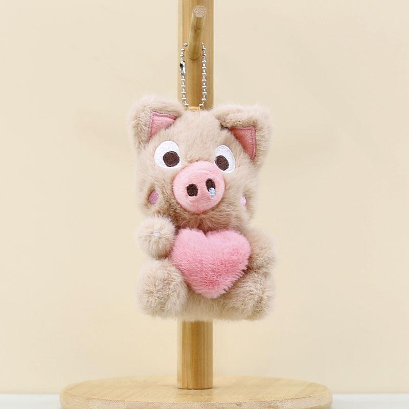 And Lovable Soft Pig Plush Keychain Cute Pig Bag Accessory In Multiple Colors