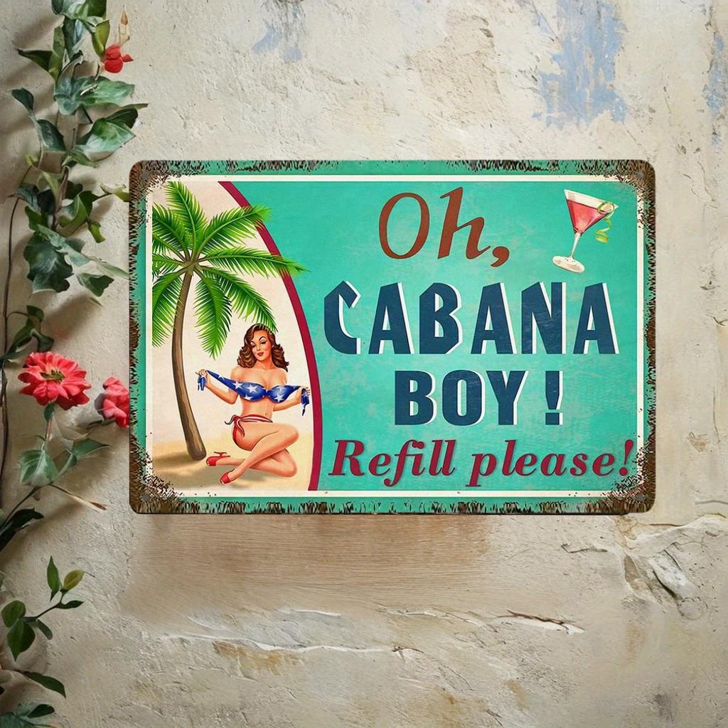 Vintage Pinup Girl Coffee Metal Tin Sign Charming Wall Art For Home Cafe Bar Apartment & Restaurant Decor - Perfect Holiday Gift