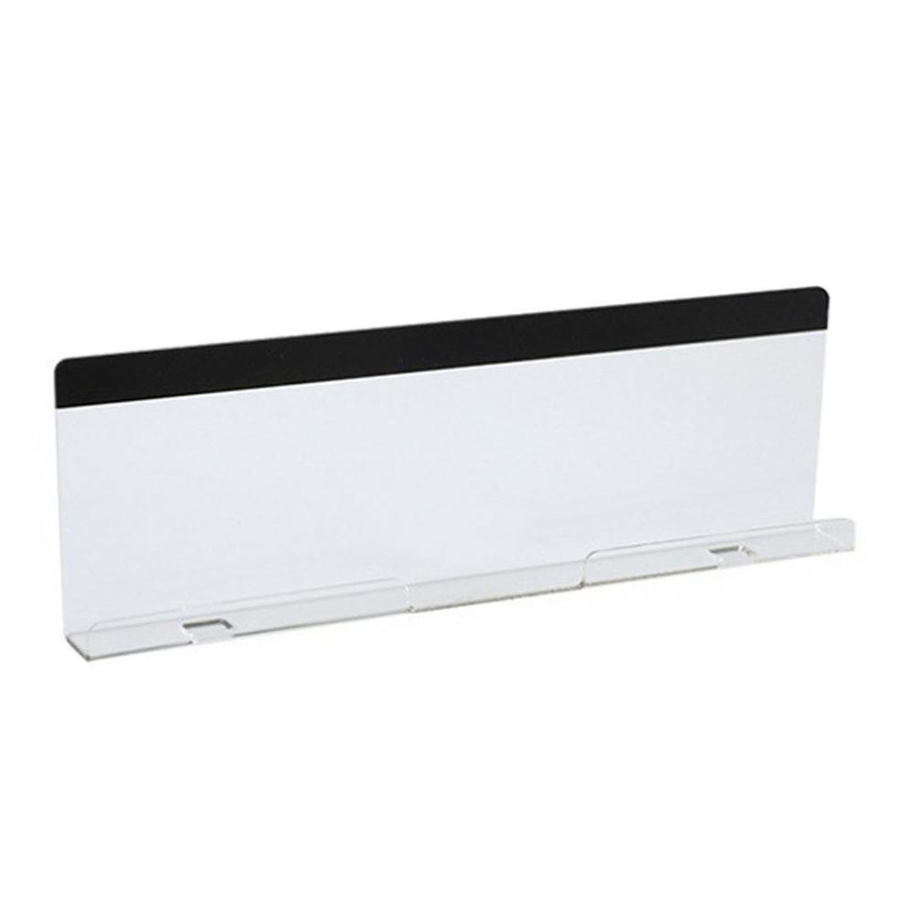 2Pcs Acrylic Monitors Bottom Memo Board Transparent Acrylic Monitor Memo Board  Mobile Phone Pen