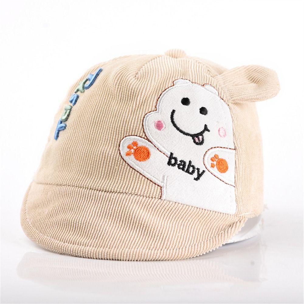 

UV Protection Baby Baseball Cap Soft Cotton Duck Tongue Hat Casual Sunshade Baby Hat Outdoor помаранчевий
