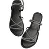 Plus Size Rhinestone Women's Two-Wear Non-Slip Sandals - Summer Fashion Outdoor Beach